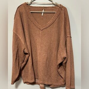 Free people chunky v neck